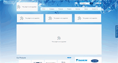 Desktop Screenshot of akshadaaircon.com